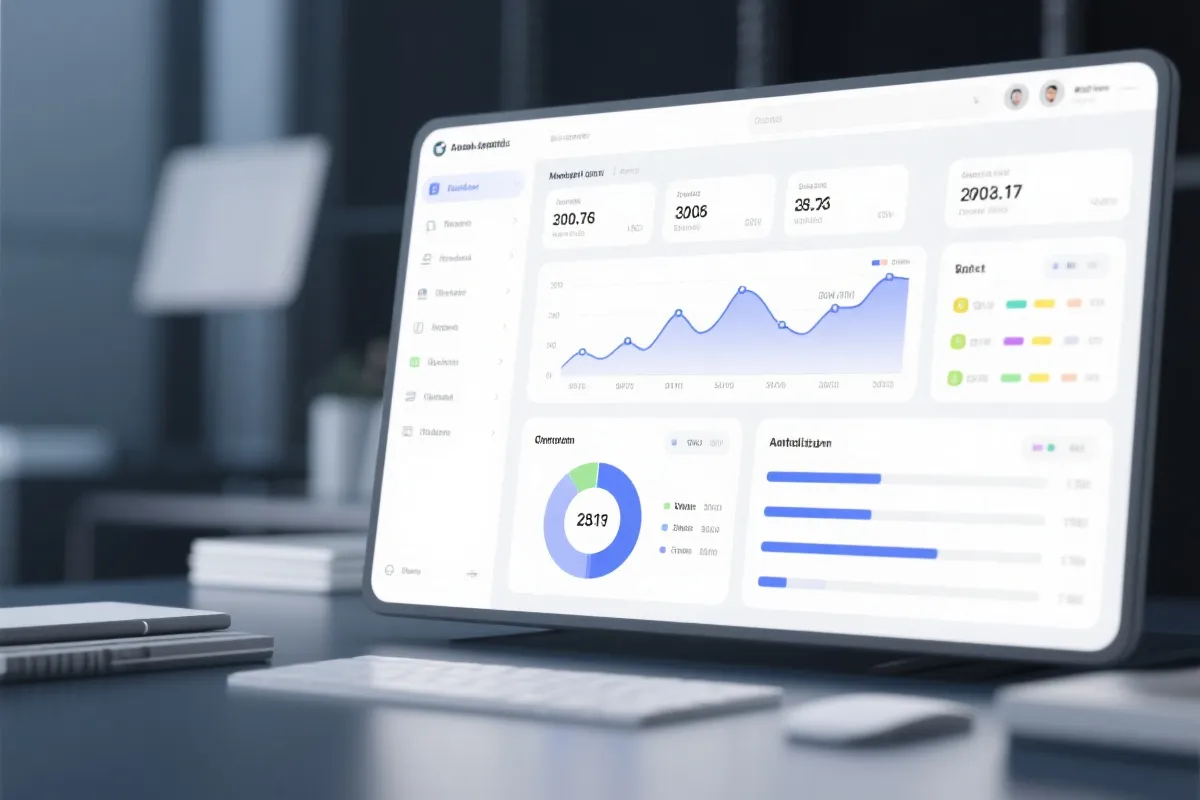 数据看板示意图