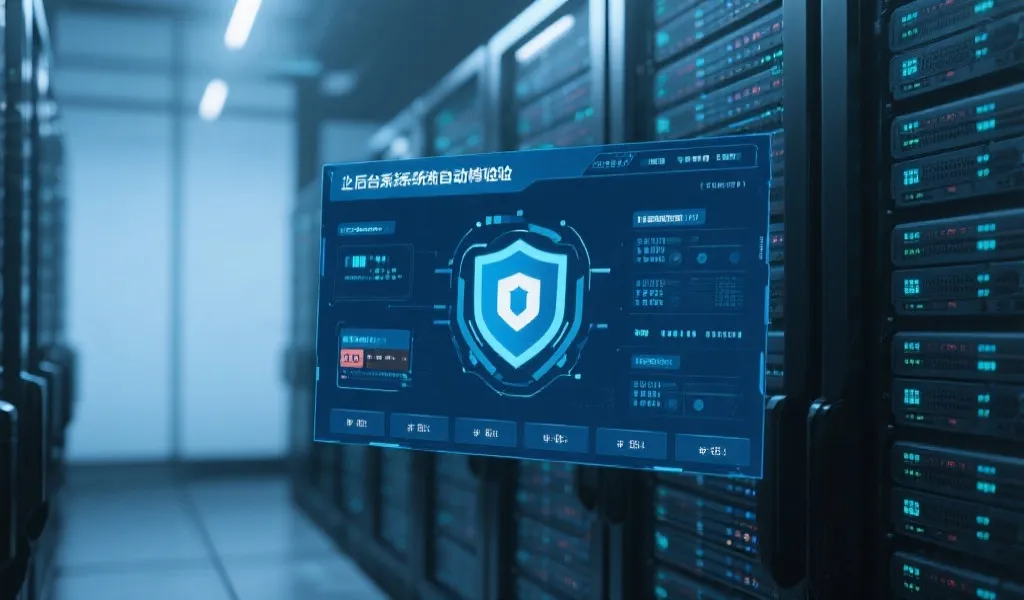 系统自动校验流程图